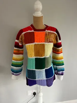 Rainbow Square Jumper