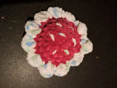 Flower Puff For Keychain