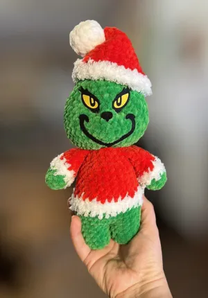 Santa Grinch Pattern