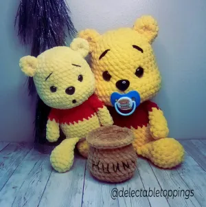 Nighty Night Binky Bear and Bunny w/Pooh mod(copy)