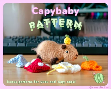 Capybaby - Realistic Capybara Baby Crochet Pattern