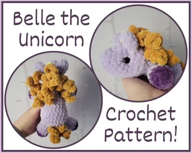 Belle the Baby Unicorn Crochet Pattern
