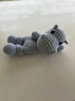 Low-sew Hailey the hippo snuggler