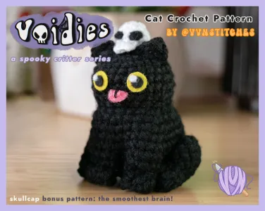 The Voidies: Black Cat Crochet Pattern