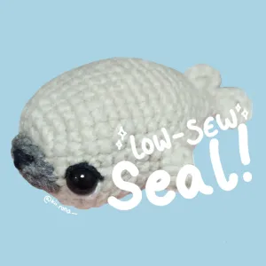 Low-Sew Seal Crochet Pattern