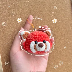 Red Panda Crochet Pattern, Amigurumi Crochet Patterns, Crochet Pattern, Plushie Pattern