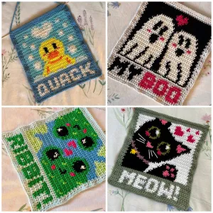 Polaroid Cuties Full Bundle Crochet Tapestry Patterns