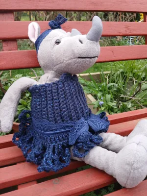 Toy dress to Crochet