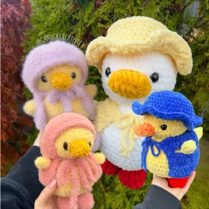 Puddles the Duck Crochet Pattern