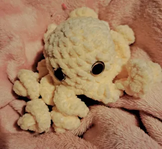 No sew Mini Octo With Frilly Tentacles