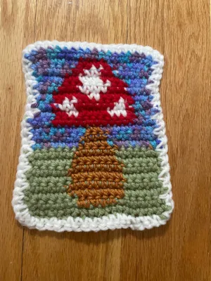 Mushroom Color-Work Square