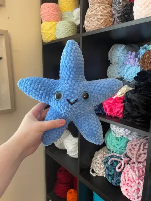 Crochet No Sew Starfish Pattern