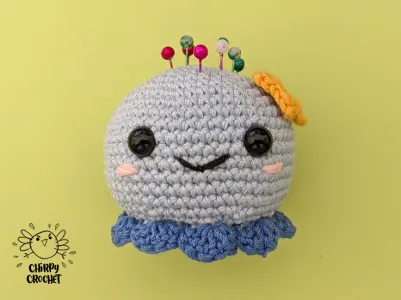 Lola the Jellyfish - pin cushion