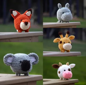 Mini Animal Bundle Amigurumi Animals