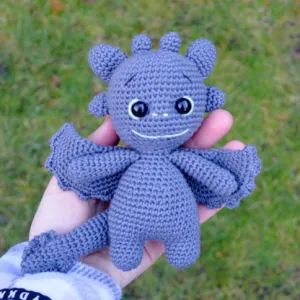 Black Dragon, Toothless, the Night Fury Amigurumi