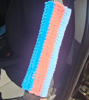 Plush seatbelt cover