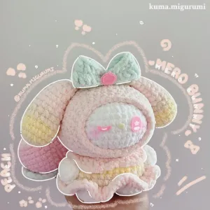 Peach Mero Bunny