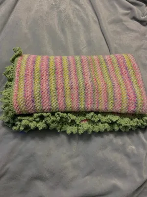 Garden-Themed Baby Blanket