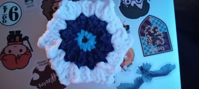 big hexagon flower