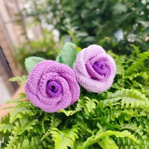 How to Crochet Curled Rose