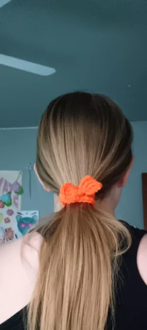 Hairtie with bow/ bowtie for stuffed animal