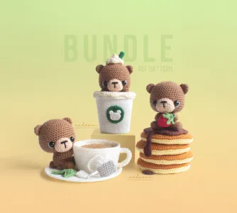 Cafe Bears Amigurumi