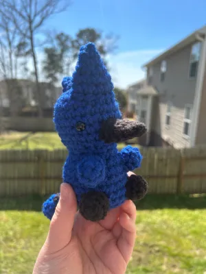 Regular Show Inspired Mordecai Crochet Pattern