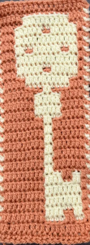 Mosaic Crochet Key Pattern