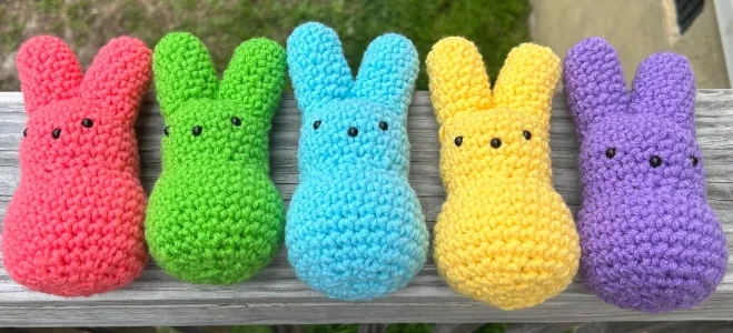 Easter Bunny Peep Crochet Pattern