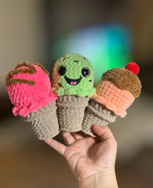 Cake Cone Ice Cream Crochet Pattern