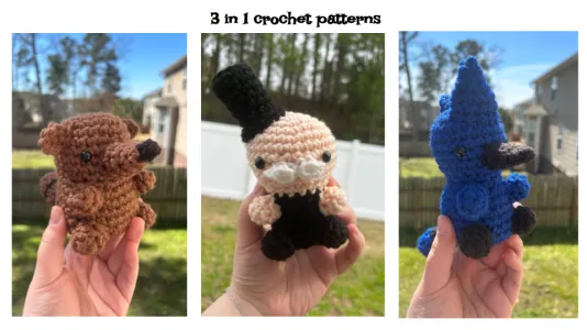 Regular Show Inspired Crochet Pattern Bundle