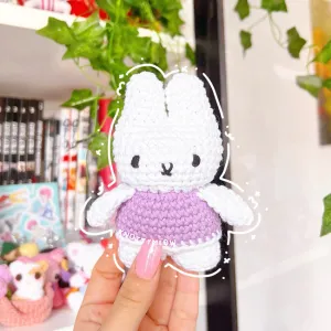 NO SEW!! White Bunny in a Dress