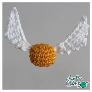 No-Sew Golden Snitch Crochet / Amigurumi Pattern