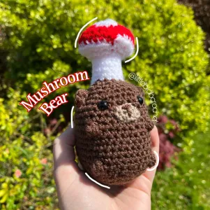Mushroom Bear | Crochet Pattern