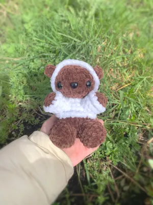 Bear in Hoodie Pattern