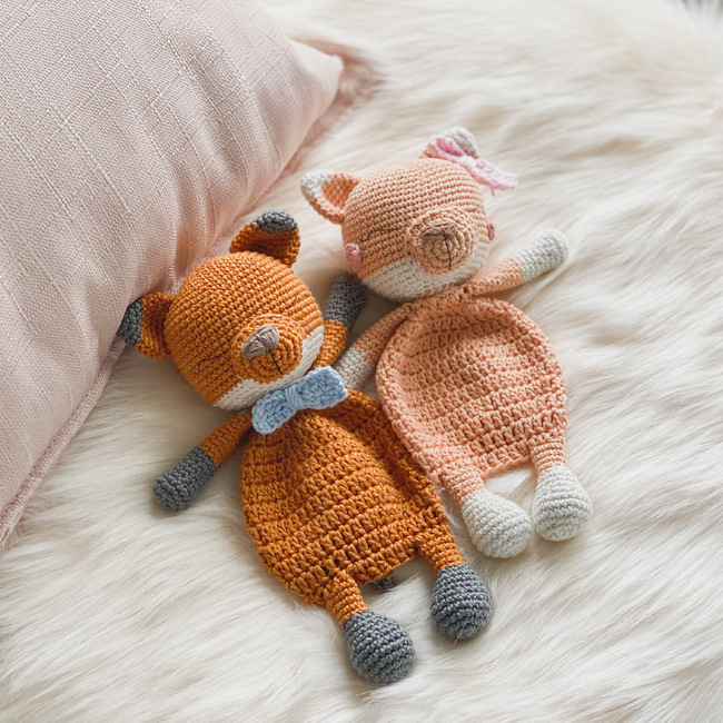 Teddy Bear Lovey Crochet pattern by Poppet Moon Crochet
