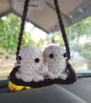 Ghosts In Love Car Charm