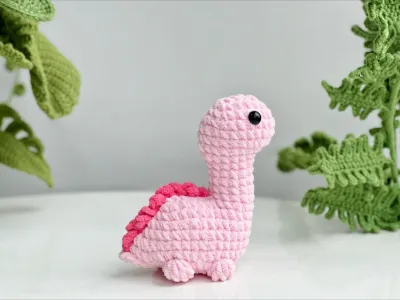 Brachiosaurus  No Sew Crochet Pattern, No Sew Amigurumi Crochet Patterns, Crochet Pattern, Plushie Pattern