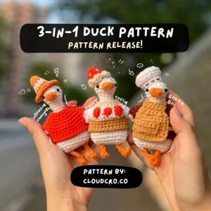 Duck Series Pattern (Intrusive Thoughts, Sweet Tooth, Baker Boi)