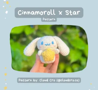 Cinnamoroll x Star Crochet Pattern