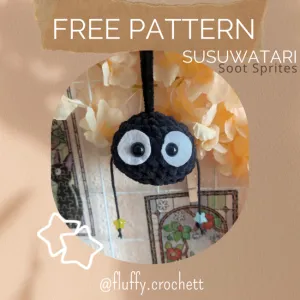 Soot Sprites - Susuwatari - Free pattern