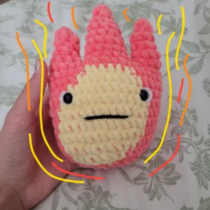 Calcifer Amigurumi Pattern 2.0 NO-SEW