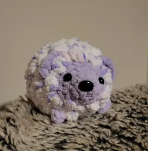 Puffy no-sew hedgehog