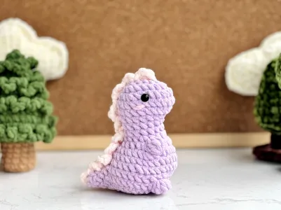 Tyrannosaurus Dinosaur No Sew Crochet Pattern Dinosaur Jurassic World No Sew Pattern, No Sew Amigurumi Crochet Patterns