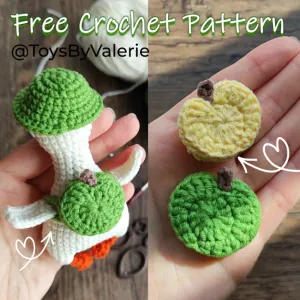 Crochet an Apple Free Pattern & Tutorial