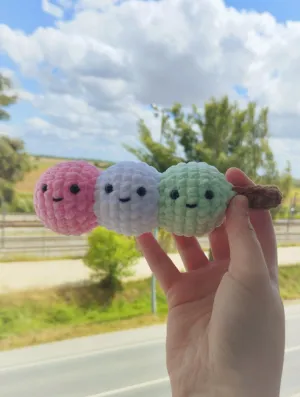 Dango Plushie No-sew  Pattern