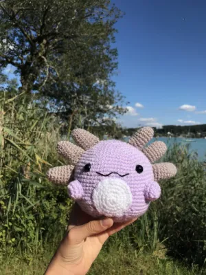 Axolotl Squishmallow pattern