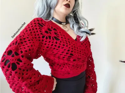 Friday the 13th Crochet Skull Cardigan Pattern