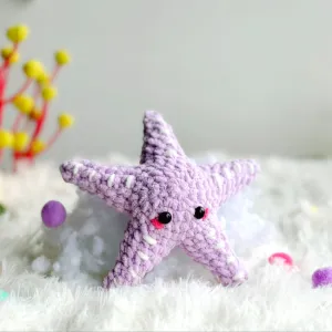 Starfish No Sew Crochet Pattern, No Sew Amigurumi Crochet Patterns, Crochet Pattern, Ocean Animal Crochet Pattern