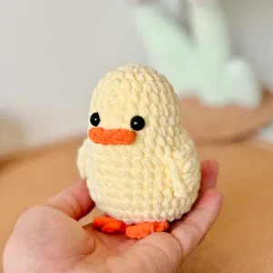 Duck No Sew Crochet Pattern, No Sew Amigurumi Crochet Patterns, Crochet Pattern, Plushie Pattern